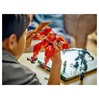 Конструктор LEGO NINJAGO Робот вогняної стихії Кая 322 деталей (71808) фото №7