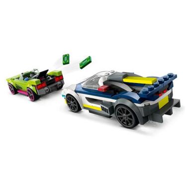 Конструктор LEGO City Переслідування маслкара на поліцейському автомобілі 213 деталей (60415) фото №5