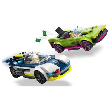 Конструктор LEGO City Переслідування маслкара на поліцейському автомобілі 213 деталей (60415) фото №6