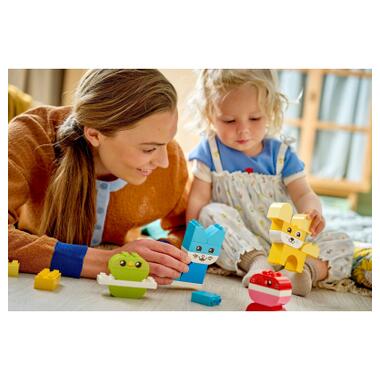 Конструктор LEGO DUPLO My First Очаровательные творческие домашние питомцы 3 в 1 (10477) фото №11