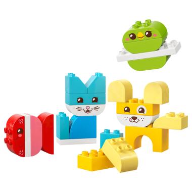 Конструктор LEGO DUPLO My First Очаровательные творческие домашние питомцы 3 в 1 (10477) фото №2