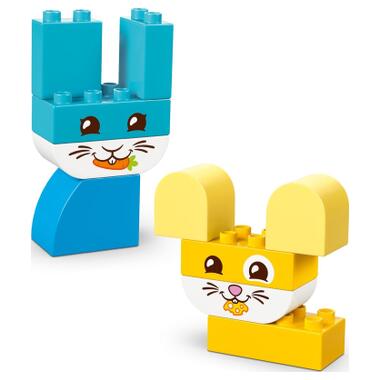 Конструктор LEGO DUPLO My First Очаровательные творческие домашние питомцы 3 в 1 (10477) фото №7