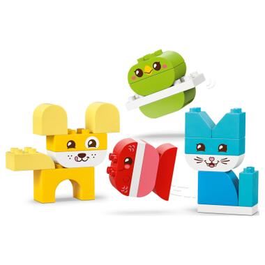 Конструктор LEGO DUPLO My First Очаровательные творческие домашние питомцы 3 в 1 (10477) фото №6