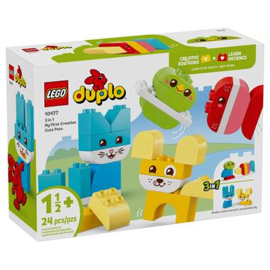 Конструктор LEGO DUPLO My First Очаровательные творческие домашние питомцы 3 в 1 (10477) фото №1