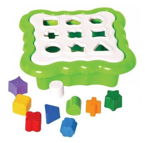 Іграшка-сортер Тигрес Розумні фігурки (зелений) (39521) фото №1