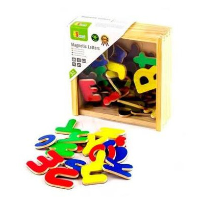 Розвиваюча іграшка Viga Toys Магнітні літери 52 шт (50324) фото №1