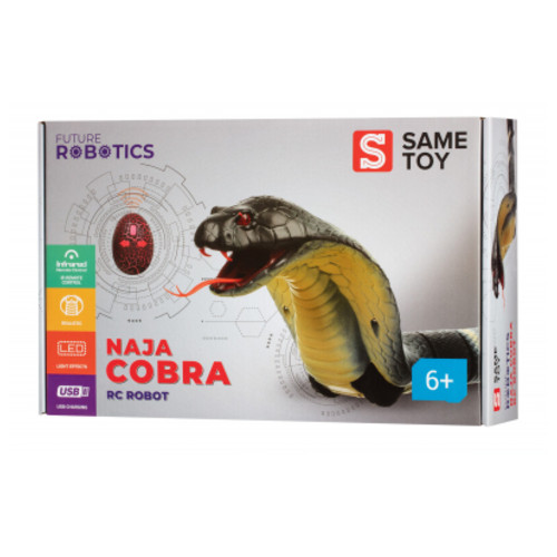 Інтерактивна іграшка Same Toy Справжня Кобра на радіокеруванні (Сіра) (8808A-BUT) фото №1