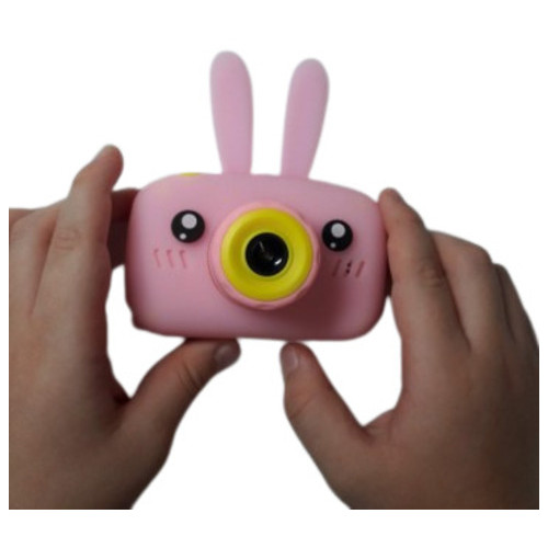 Дитячий фотоапарат X500 600 мАг 2,0-дюймовий HD-екран фото/відео рожевий/блакитний (X500_415) фото №4