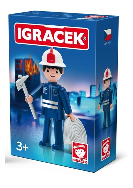 Іграшка Igracek Fireman and accessories Пожежний з аксесуарами (20221) фото №3