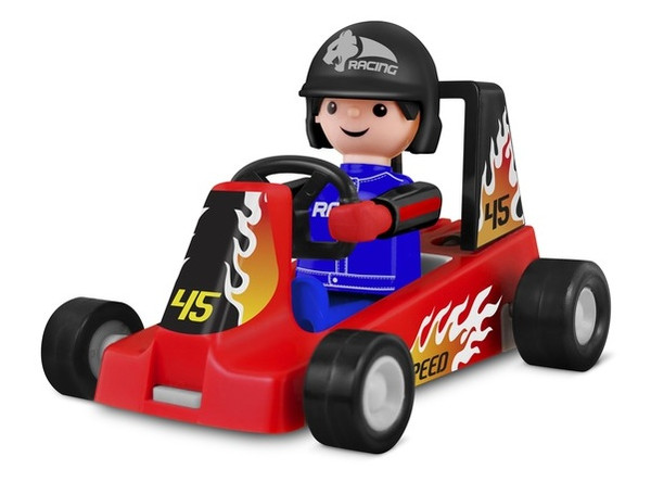 Іграшка Igracek Racer with kart red Гоночний карт (21021) фото №1