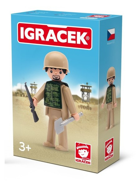 Іграшка Igracek Soldier and accessories Солдат з аксесуарами (20224) фото №3