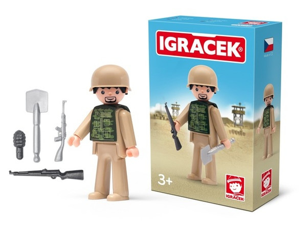 Іграшка Igracek Soldier and accessories Солдат з аксесуарами (20224) фото №2