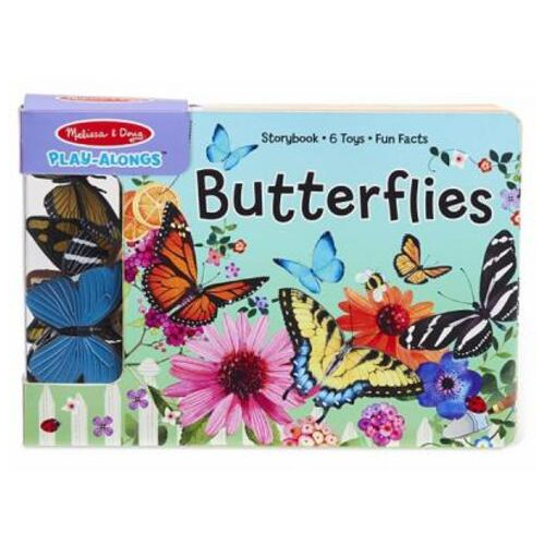 Розвиваюча іграшка Melissa&Doug книга з фігурками метеликів (MD31281) фото №1
