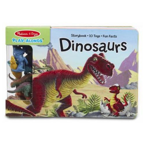 Розвиваюча іграшка Melissa&Doug книга фігурками динозаврів (MD31284) фото №1