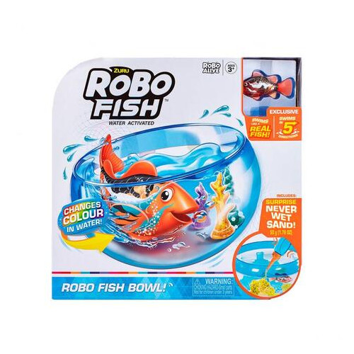Інтерактивний ігровий набір Pets & Robo Alive Роборибка в акваріумі (7126) фото №1