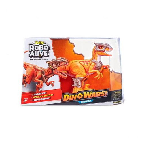 Інтерактивна іграшка Pets & Robo Alive серії Війна динозаврів Бойовий Велоцираптор (7133) фото №6