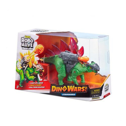 Інтерактивна іграшка Pets & Robo Alive серії Війна динозаврів Бойовий Стегозавр (7131) фото №5