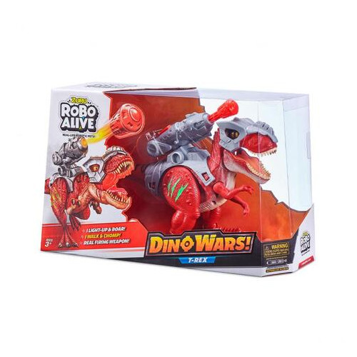 Інтерактивна іграшка Pets & Robo Alive серії Війна динозаврів Бойовий Тиранозавр (7132) фото №5