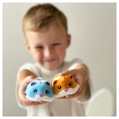 Інтерактивна м'яка іграшка Кумедний хом'ячок Pets & Robo Alive 9543-1 блакитний  фото №3