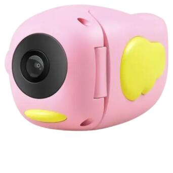 Дитяча відеокамера Smart Kids Video Camera рожевий із жовтим (Smart-Kids_400) фото №7