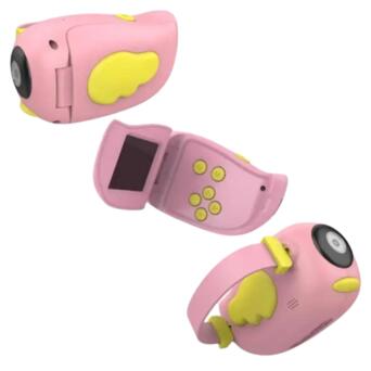 Дитяча відеокамера Smart Kids Video Camera рожевий із жовтим (Smart-Kids_400) фото №6
