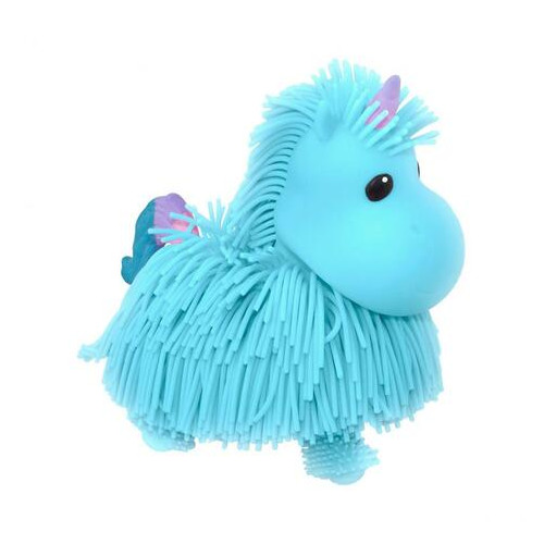 Інтерактивна іграшка Jiggly Pup Чарівний Єдиноріг блакитний (JP002-WB-BL) фото №1