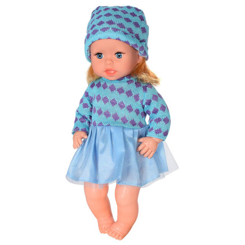 Дитяча лялька Яринка Bambi блакитна сукня M 5602 фото №1