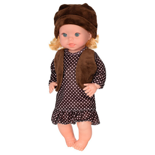 Дитяча лялька Яринка Bambi Коричневе плаття M 5602 фото №1