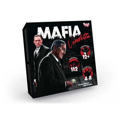 Развлекательная игра Danko Toys Mafia Vendetta укр (MAF-01-01U) фото №1