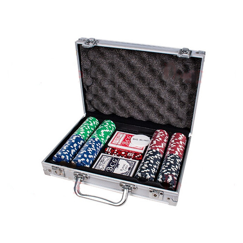 Покерный набор Johnshen Sports 200 фишек по 11,5 г (алюминиевый кейс) фото №3