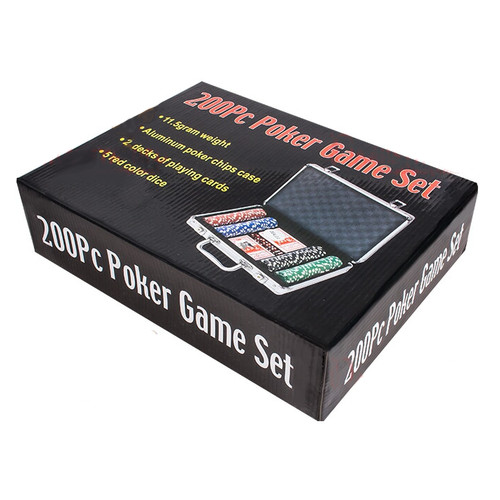 Покерный набор Johnshen Sports 200 фишек по 11,5 г (алюминиевый кейс) фото №2
