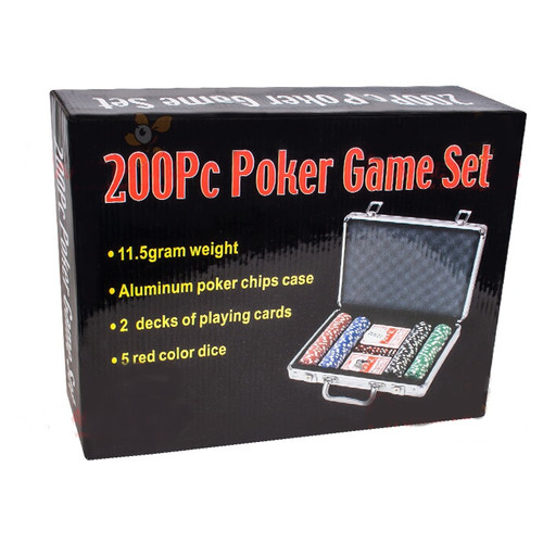 Покерный набор Johnshen Sports 200 фишек по 11,5 г (алюминиевый кейс) фото №1