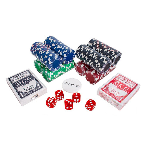 Покерный набор Johnshen Sports 200 фишек по 11,5 г (алюминиевый кейс) фото №5