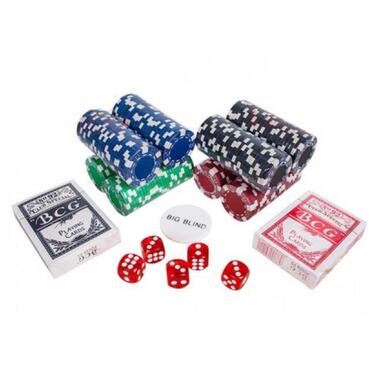 Настільна гра Johnshen Sports Набір покерний 200 фішок по 11,5 г (алюмінієвий кейс) (59204) фото №2