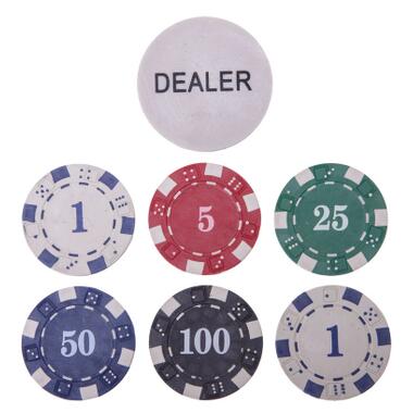Настільна гра Johnshen Sports Набір покерний 300 фішок по 11,5 г (алюмінієвий кейс) (IG-2114) фото №4