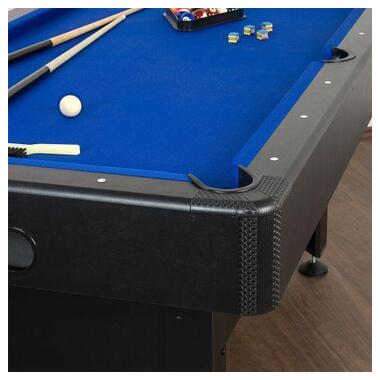 Більярдний стіл GamesPlanet 6 футів + аксесуари чорно-синій (M-10872332) фото №3