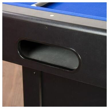 Більярдний стіл GamesPlanet 6 футів + аксесуари чорно-синій (M-10872332) фото №7