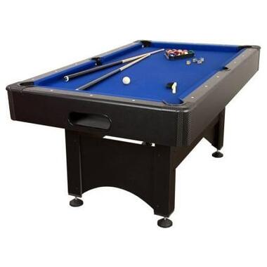 Більярдний стіл GamesPlanet 6 футів + аксесуари чорно-синій (M-10872332) фото №1