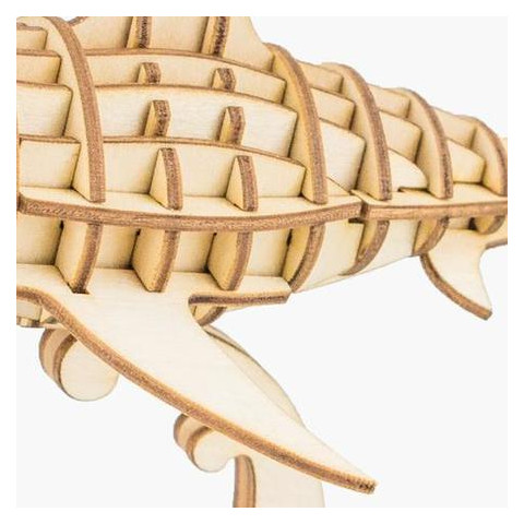 Головоломка 3D-пазл Shark, дерев'яний фото №1