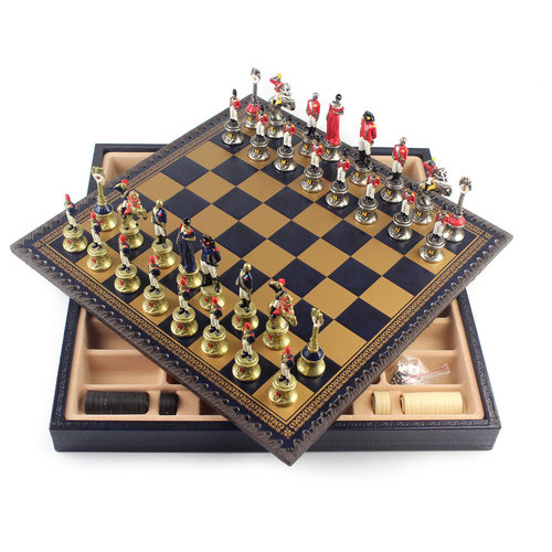 Набір з 3 ігор шахи нарди шашки ITALFAMA Наполеон 36 х 36 см (1992219GB) фото №6