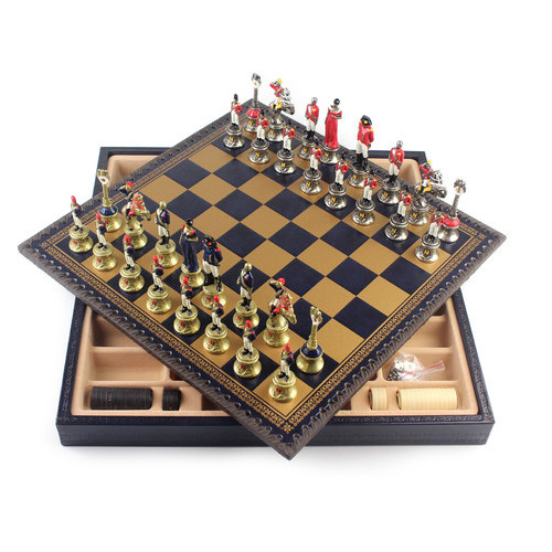 Набір з 3 ігор шахи нарди шашки ITALFAMA Наполеон 36 х 36 см (1992219GB) фото №5