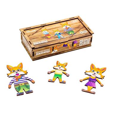Деревянная настольная игра Лисички Puz-42121  фото №1