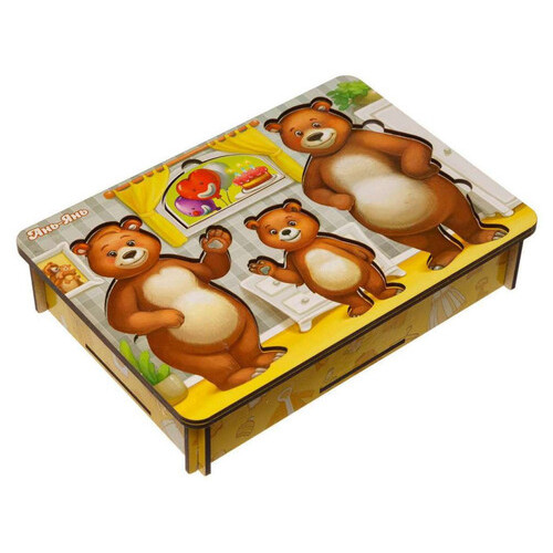 Настільна гра Ubumblebees Одягни ведмедиків (ПСД192) PSD192 дерев'яна фото №1