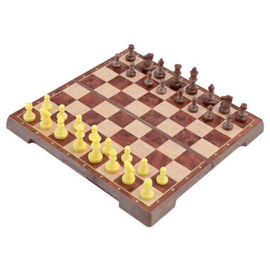 Настольная игра Шахматы шашки 2058 магнитные поле 18.5х18х1.5 см  фото №2