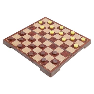 Настольная игра Шахматы шашки 2058 магнитные поле 18.5х18х1.5 см  фото №3