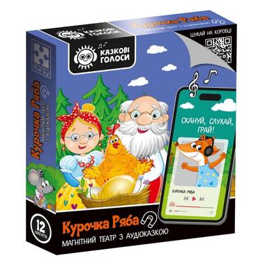 Детский развивающий магнитный театр Курочка Ряба VT3206-39 с аудиосказкой Сказочные голоса  фото №1