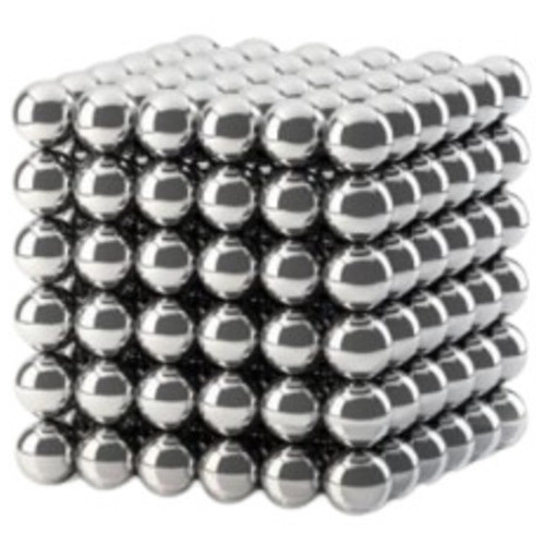Іграшка neocube срібло 100 магнітних кульок від 8 років (NEOCUBE_257) фото №3