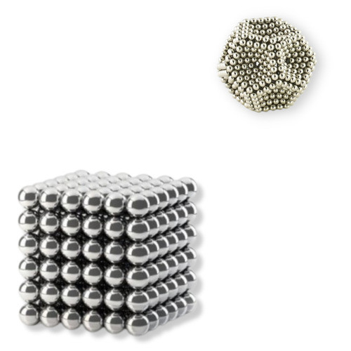 Іграшка neocube срібло 100 магнітних кульок від 8 років (NEOCUBE_257) фото №1