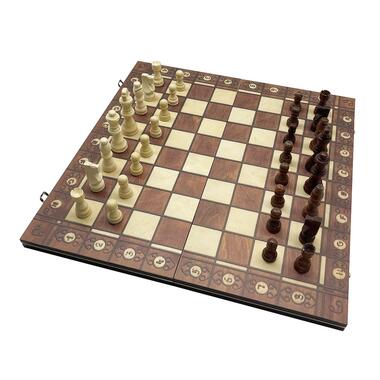 Набор настольных игр Шахматы нарды шашки 3 в 1 Set1 NE-LG-11 40х40 см  фото №1