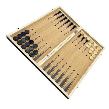 Набор настольных игр Шахматы нарды шашки 3 в 1 Set1 NE-LG-11 40х40 см  фото №3